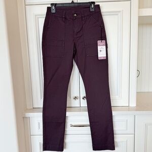Cabi “The Carpenter” Pants – Dark Eggplant Purple – NWT SZ 2